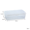 REGENT STOREAWAY CLEAR PLASTIC STACK BOXES 2.7L l 4.6L, 2 PIECE VALUE PACK