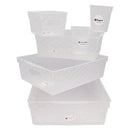 REGENT PLASTIC VENICE BASKET CLEAR 6PCE VALUE PACK (A,A,B,C,D,E), (310X230X85MM)