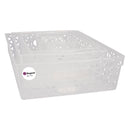 REGENT PLASTIC VENICE BASKET CLEAR 6PCE VALUE PACK (A,A,B,C,D,E), (310X230X85MM)