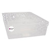REGENT PLASTIC VENICE BASKET CLEAR 6PCE VALUE PACK (A,A,B,C,D,E), (310X230X85MM)