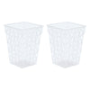 REGENT PLASTIC VENICE BASKET CLEAR 6PK VALUE PACK (A,A,B,C,D,E), 310X230X85MM