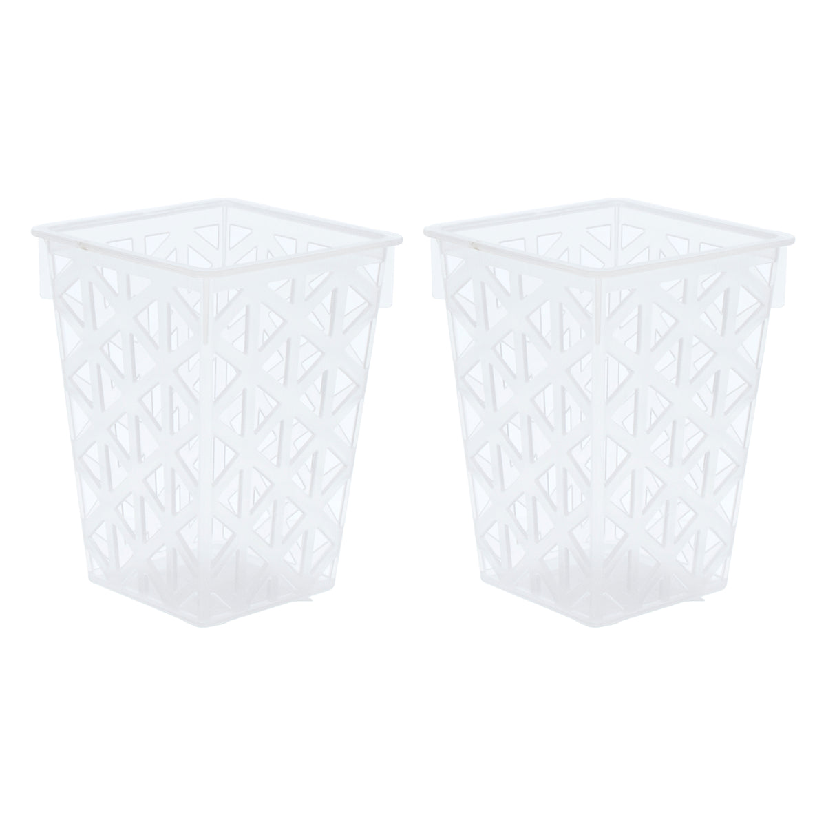 REGENT PLASTIC VENICE BASKET CLEAR 6PK VALUE PACK (A,A,B,C,D,E), 310X230X85MM