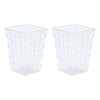 REGENT PLASTIC VENICE BASKET CLEAR 6PCE VALUE PACK (A,A,B,C,D,E), (310X230X85MM)