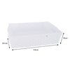 REGENT PLASTIC VENICE BASKET CLEAR 6PK VALUE PACK (A,A,B,C,D,E), 310X230X85MM