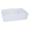 REGENT PLASTIC VENICE BASKET CLEAR 6PK VALUE PACK (A,A,B,C,D,E), 310X230X85MM