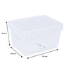 REGENT PLASTIC VENICE BASKET CLEAR 6PK VALUE PACK (A,A,B,C,D,E), 310X230X85MM