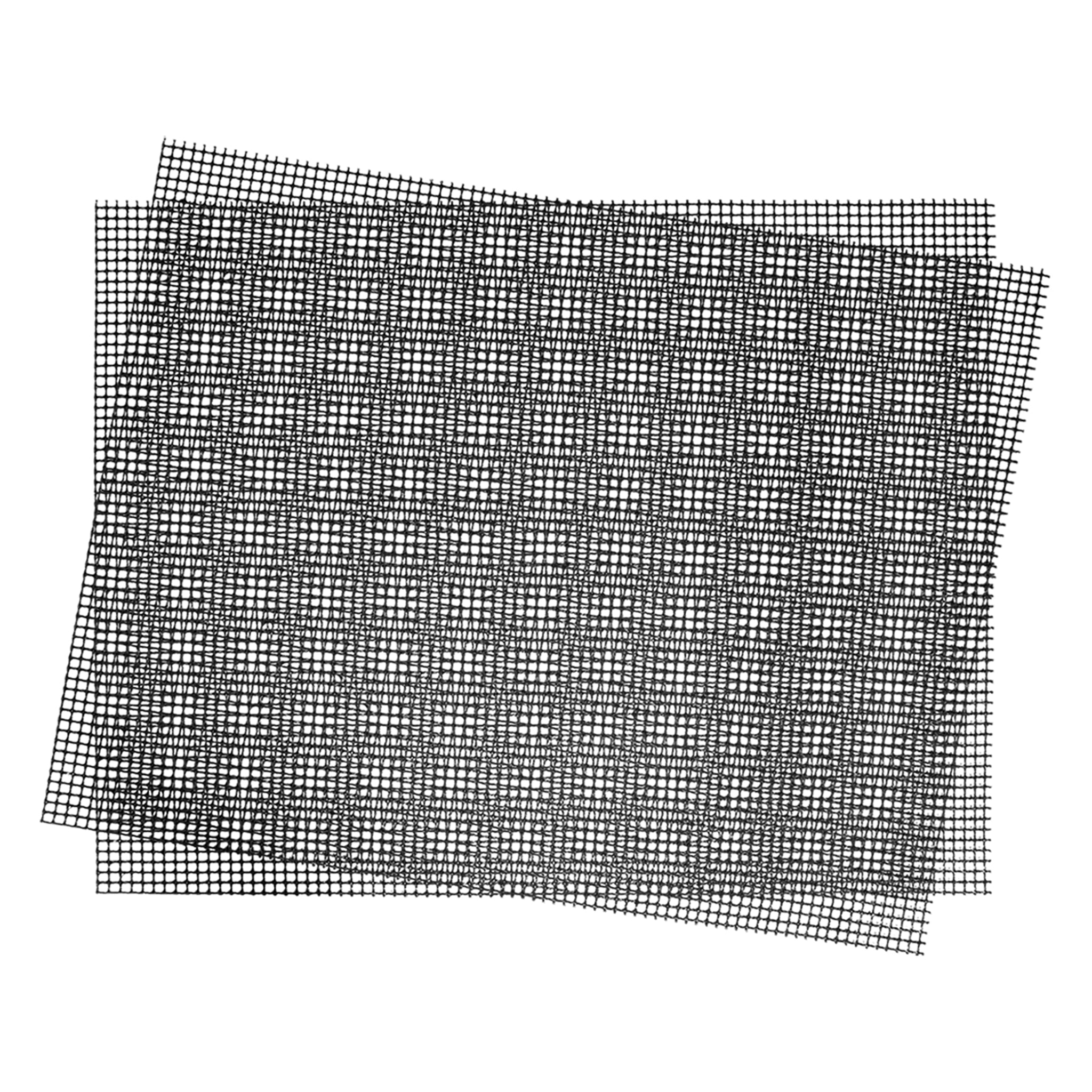 REGENT RE-USEABLE BBQ GRILL MESH MATS/AIR FRYER LINERS 2PK, 360X420MM