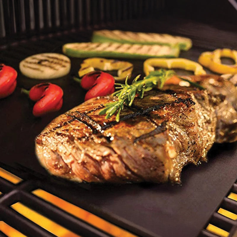 REGENT RE-USEABLE BBQ GRILL MATS/AIR FRYER LINERS 2PK, 330X400MM