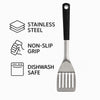 REGENT BRAAI TURNER STAINLESS STEEL WITH TPR HANDLE, 430MM