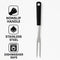 REGENT BRAAI FORK STAINLESS STEEL WITH TPR HANDLE, 400MM
