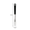 REGENT BRAAI FORK STAINLESS STEEL WITH TPR HANDLE, 400MM