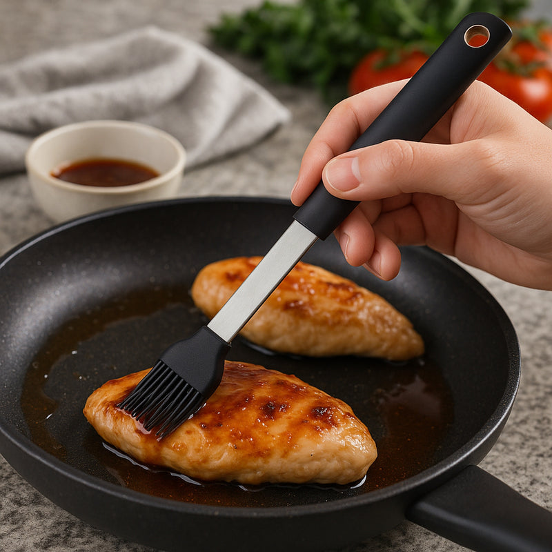 REGENT BRAAI BASTING BRUSH SILICONE, 380MM