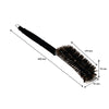 REGENT BRAAI 3 WAY CLEANING BRISTLE BRUSH WITH SCRAPER STAINLESS STEEL, 450MM