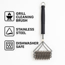REGENT BRISTLE-FREE BRAAI GRILL CLEANING BRUSH STAINLESS STEEL, 440MM