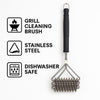 REGENT BRISTLE-FREE BRAAI GRILL CLEANING BRUSH STAINLESS STEEL, 440MM