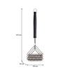 REGENT BRISTLE-FREE BRAAI GRILL CLEANING BRUSH STAINLESS STEEL, 440MM