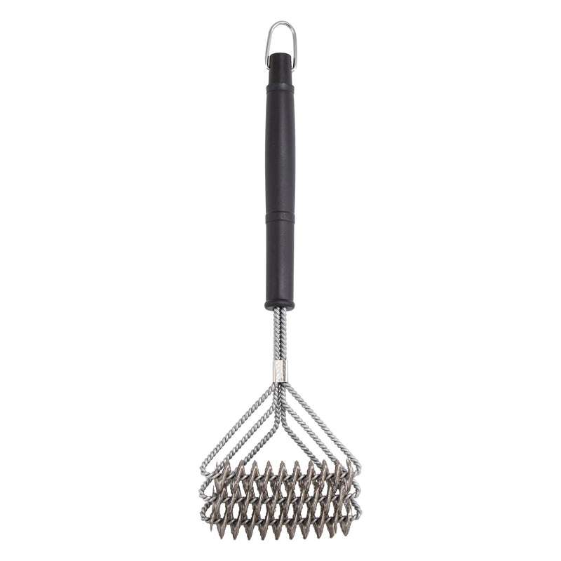REGENT BRISTLE-FREE BRAAI GRILL CLEANING BRUSH STAINLESS STEEL, (440X140X40MM)