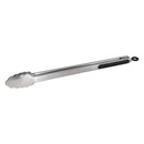 REGENT BRAAI TONG STAINLESS STEEL WITH BLACK TPR HANDLE, (445X40X25MM)