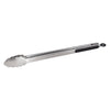 REGENT BRAAI TONG STAINLESS STEEL WITH BLACK TPR HANDLE, (445X40X25MM)