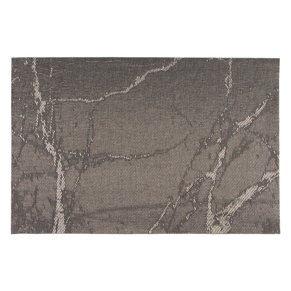 REGENT PLACE MATS WOVEN PVC GREY MARBLE, (300X450MM),