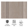 REGENT PLACE MATS WOVEN PVC DESERT SAND, 300X450MM