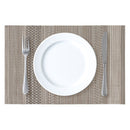 REGENT PLACE MATS WOVEN PVC DESERT SAND, 300X450MM