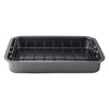 REGENT COOKWARE ROASTING PAN NON STICK WITH V GRID AND ST. STEEL HANDLES, 420X305MM