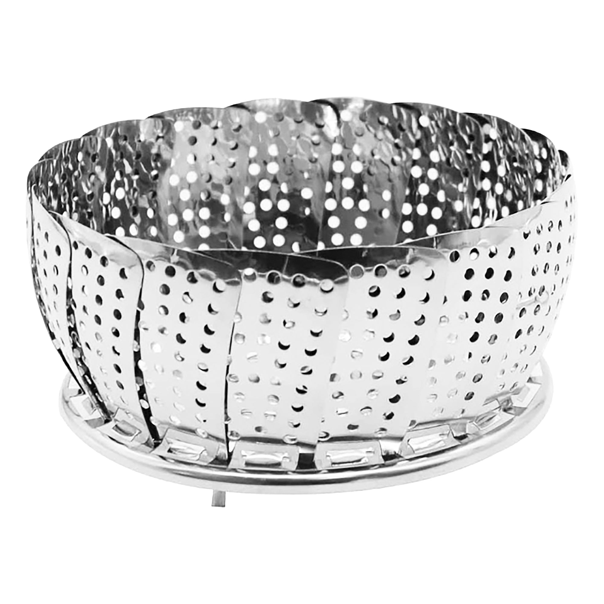 REGENT KITCHEN EXPANDABLE STEAMER BASKET STAINLESS STEEL, 235/138MM DIAX70MM