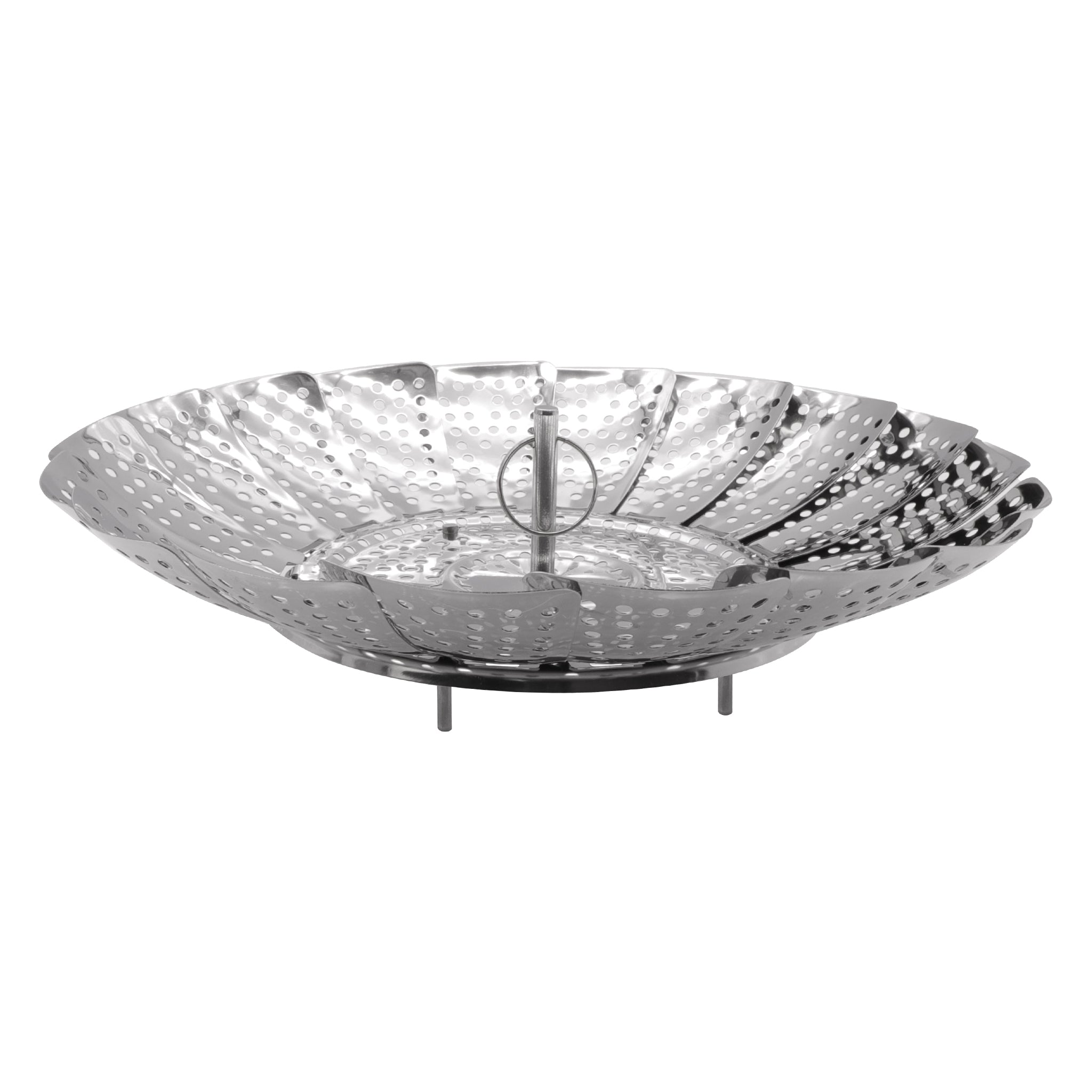 REGENT KITCHEN EXPANDABLE STEAMER BASKET STAINLESS STEEL, 235/138MM DIAX70MM