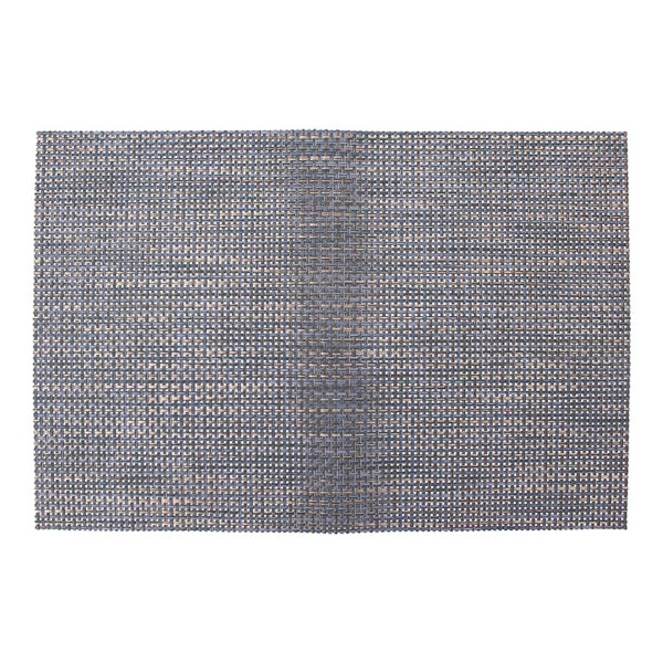 REGENT PLACE MATS WOVEN BLUE AND GREY PVC, (300X450MM)