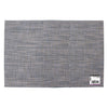REGENT PLACE MATS WOVEN PVC BLUE/GREY, 305X450MM