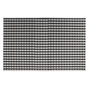 REGENT PLACE MATS WOVEN PVC SILVER/BLACK, 300X450MM