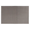 REGENT PLACE MATS WOVEN SILVER/BLACK PVC, (300X450MM)