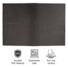 REGENT PLACE MATS WOVEN PVC BLACK, 300X450MM