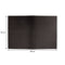 REGENT PLACE MATS WOVEN BLACK PVC, (300X450MM)