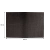 REGENT PLACE MATS WOVEN BLACK PVC, (300X450MM)