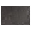 REGENT PLACE MATS WOVEN PVC BLACK, 300X450MM