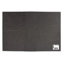 REGENT PLACE MATS WOVEN PVC BLACK, 300X450MM