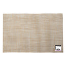 REGENT PLACE MATS WOVEN PVC BEIGE BLISS, 300X450MM