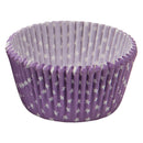 REGENT CAKE CUPS LILAC WITH WHITE STARS 50 PIECE, (55X37.5MM)