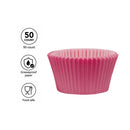 REGENT CAKE CUPS PLAIN PINK 50PK, 50X32.5MM