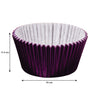 REGENT CAKE CUPS PLAIN PURPLE 50PK, 55X37.5MM