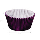 REGENT CAKE CUPS PLAIN PURPLE 50 PIECE, (55X37.5MM)