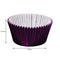 REGENT CAKE CUPS PLAIN PURPLE 50 PIECE, (55X37.5MM)