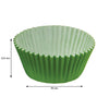 REGENT CAKE CUPS PLAIN GREEN 50PK, 50X32.5MM