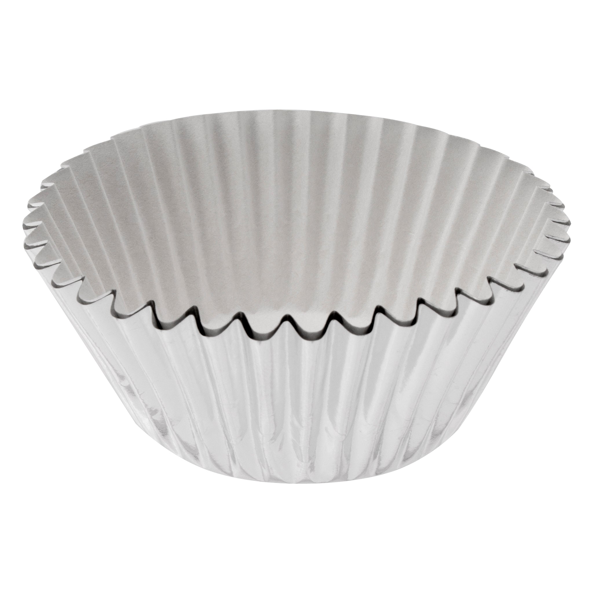 REGENT CAKE CUPS SILVER FOIL 50PK, 50X32.5MM