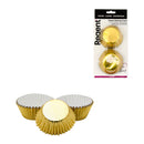 REGENT CAKE CUPS GOLD FOIL 50PK, 50X32.5MM