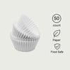REGENT CAKE CUPS WHITE 50PK, 50X32.5MM