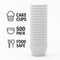 REGENT CAKE CUPS WHITE IN SHRINK TUBE 500 PIECE, (50X32.5MM)