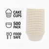 REGENT CAKE CUPS WHITE IN SHRINK TUBE 500PK, 50X32.5MM